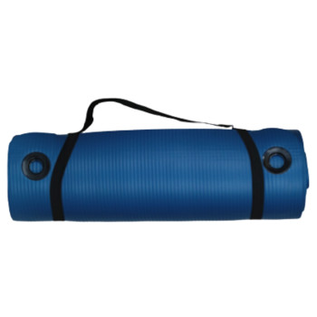Fitness mat with NBR eyelets